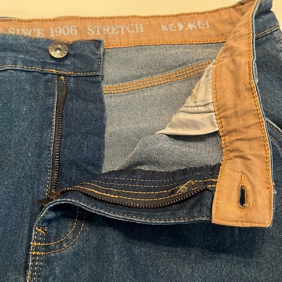 Smith's Workwear Stretch Relaxed Fit Carpenter Jean Dark Blue Size 34x34 - Picture 11 of 14